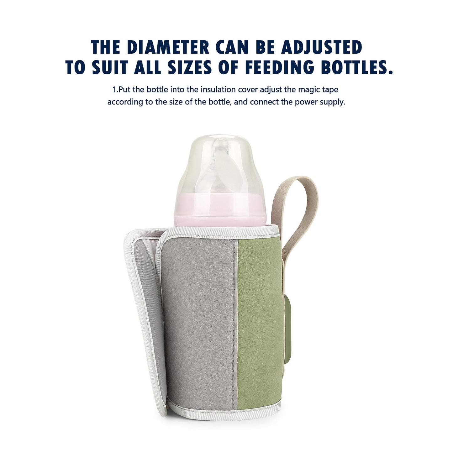 Portable Milk Bottle Heating Cover Charging Constant Temperature Feeding Mummy Bag