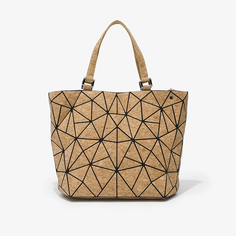 Autumn Geometric Rhombus Single Large Capacity Fashion Women's Shoulder Bag