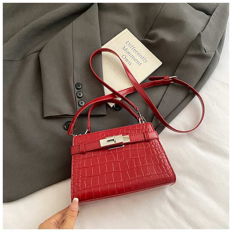 Women's Summer Simple Textured Western Style Niche Commuter Bags