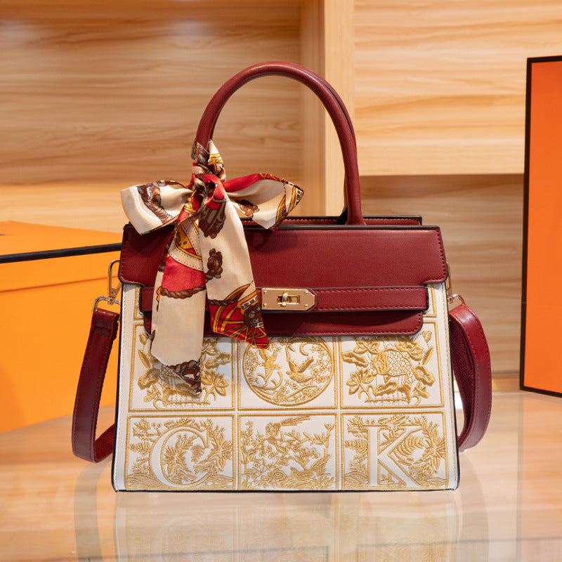 Women's Niche Embroidery Chinese Style Traditional Elegant Mother Bags