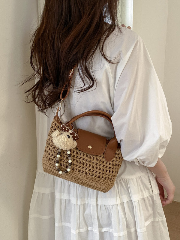Graceful Women's Hand-woven Dumpling Niche Portable Women's Handbag