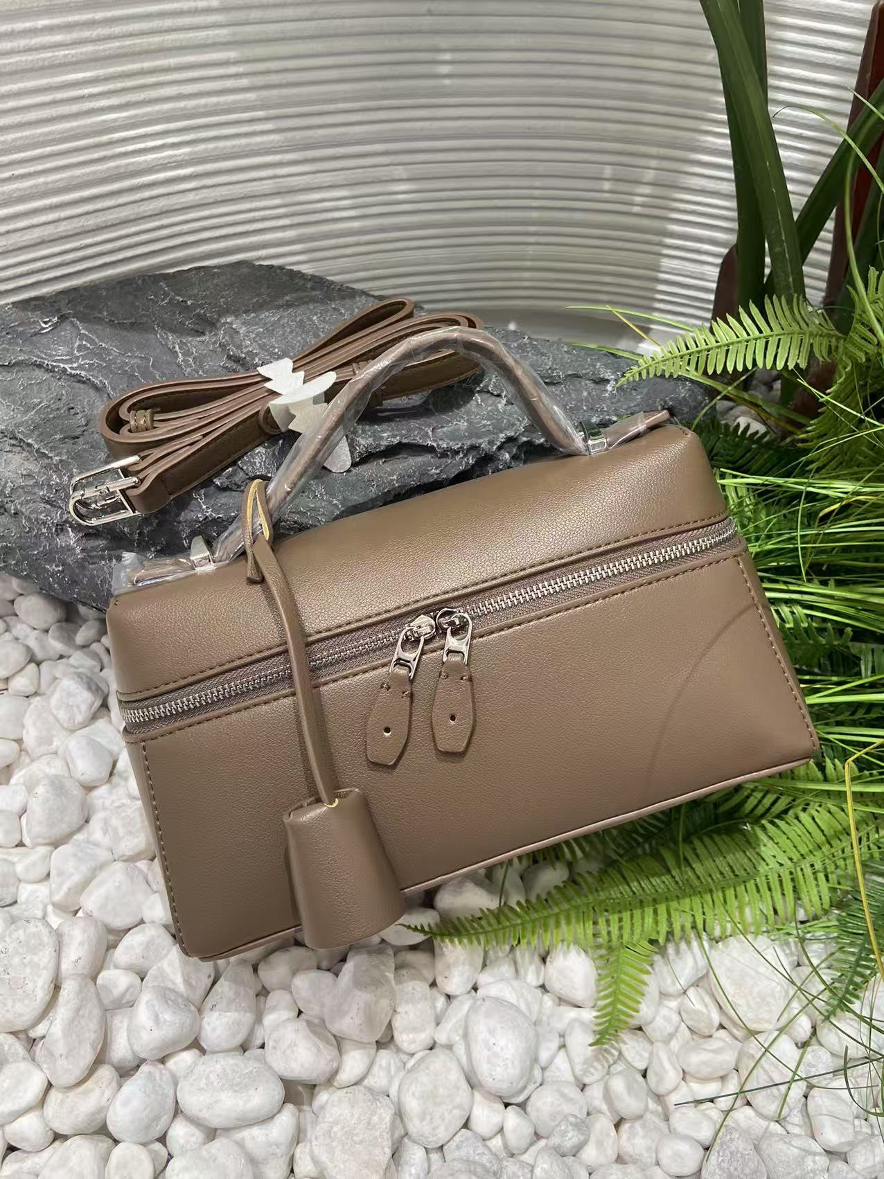 Women's Grain Surface Lunch Box Niche High-grade Bags
