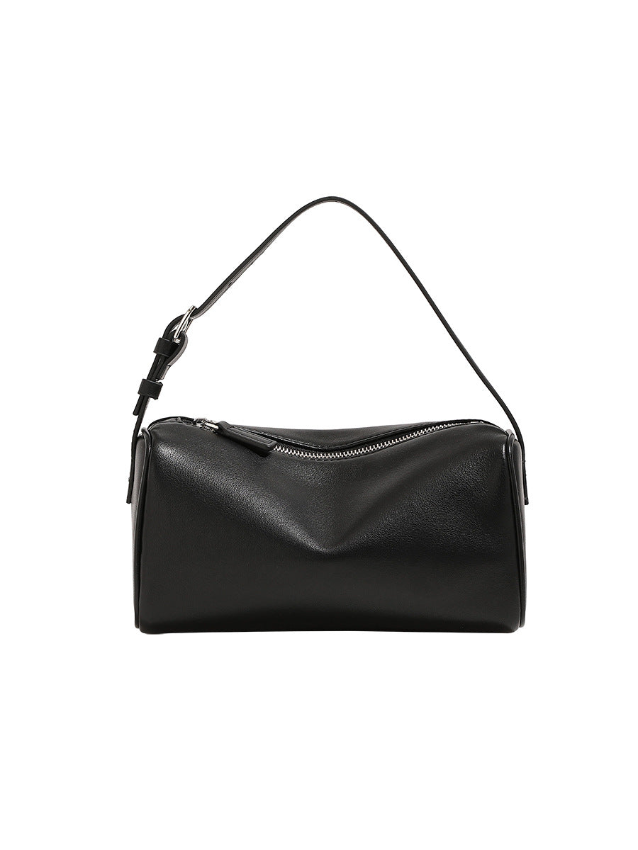 Women's First Layer Cowhide Hand Carrying Suede Pen Women's Messenger Bag