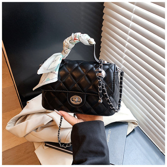 Style High-grade Fashionable Simple Portable Embroidery Small Square Bags