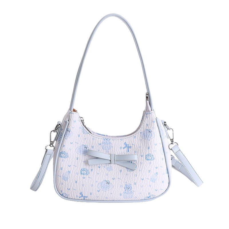 Women's Girly Style Design Cartoon Printed Fashion Small Square Bag