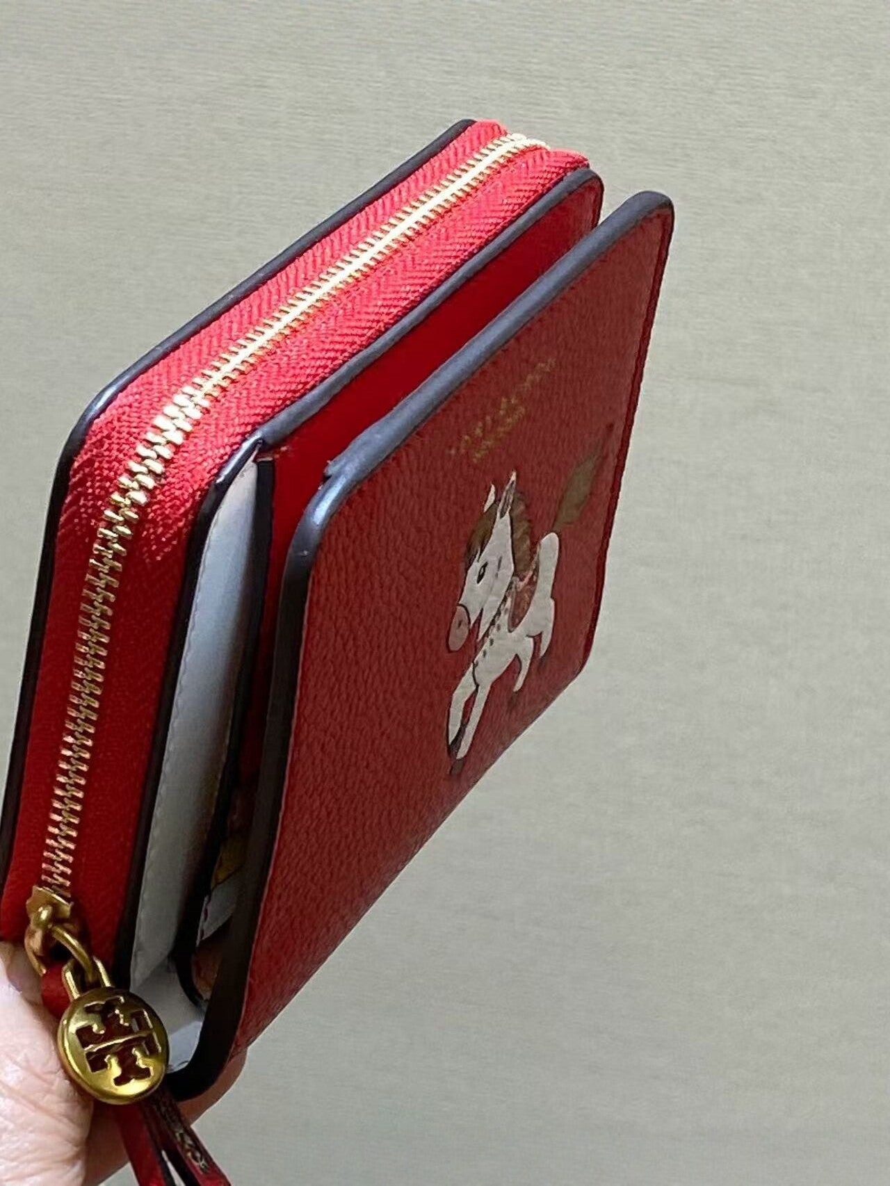 Women's Pony Cartoon Change Zipper Multiple Slots Mini Cute Ladies Wallet
