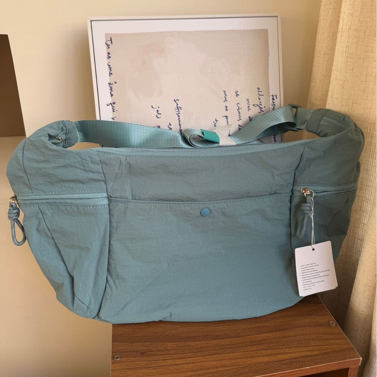 Women's Dew Nylon Croissant Large Capacity Commuter Dumpling Women's Messenger Bag