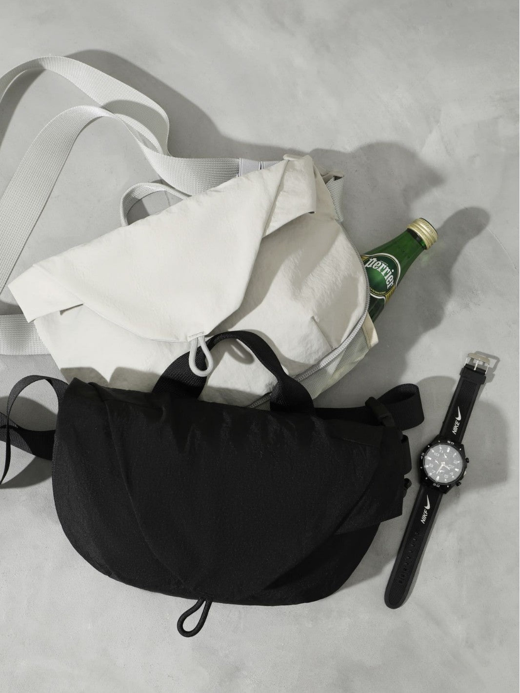 Leisure Style Lightweight Waterproof Couple Nylon Magnetic Suction Men's Chest Bag