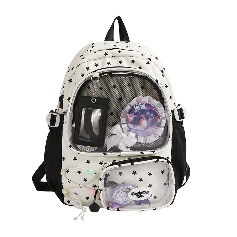Women's Cartoon Two-dimensional Comic Show Early High Backpacks