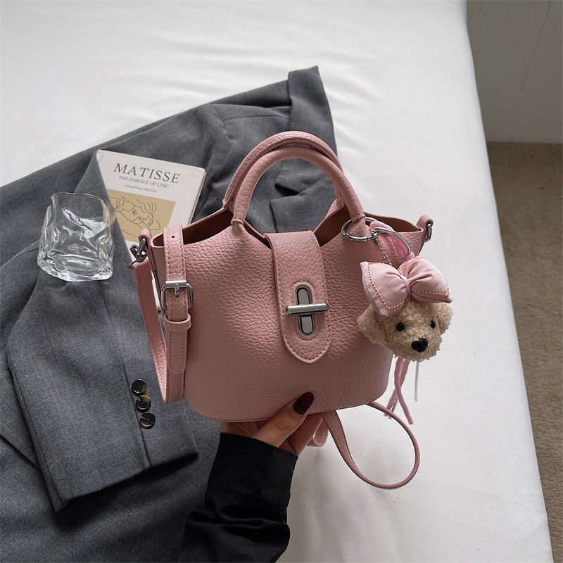 Pattern Vegetable Basket Hand Carrying Female Summer Fashion Soft Bucket Bags