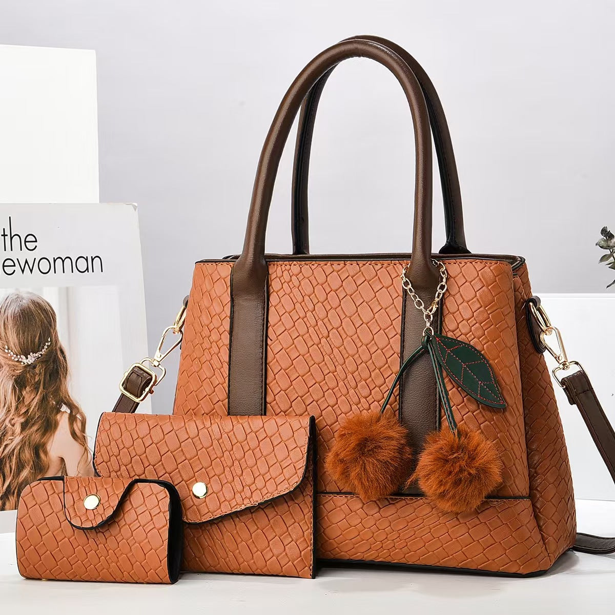 Women's Elegant Large Capacity Portable Fashionable Women's Shoulder Bag