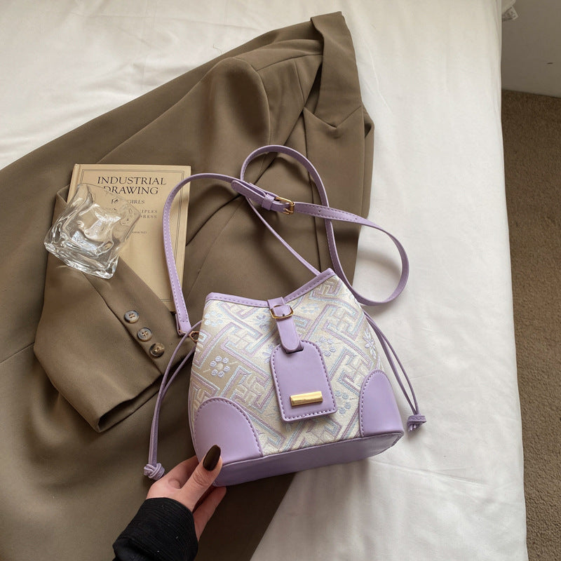 Women's Jin Pattern Ancient Style With National Women's Shoulder Bag