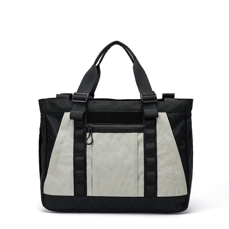 Men's Large Capacity Mechanical Style Commuter Inch Men's Shoulder Bag