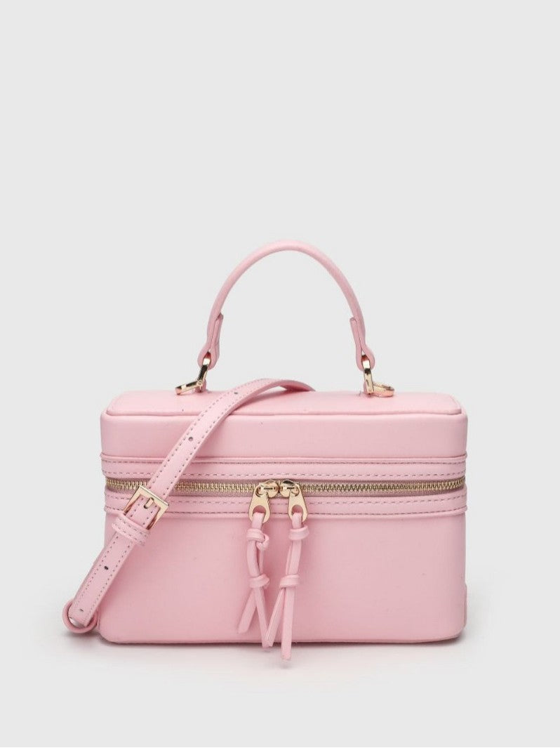 Women's Z Home Contrast Color Portable Retro Small Square Bags
