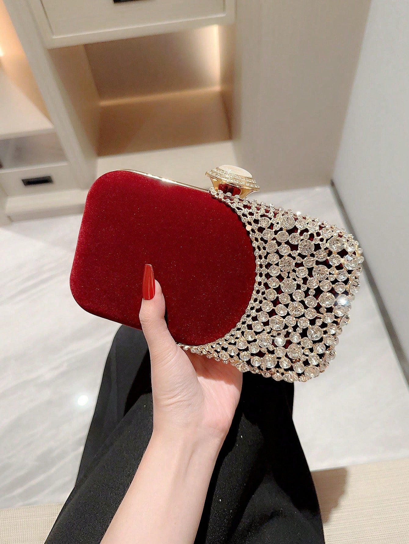 Veet Banquet Advanced Box Female Clutch Dinner Bag
