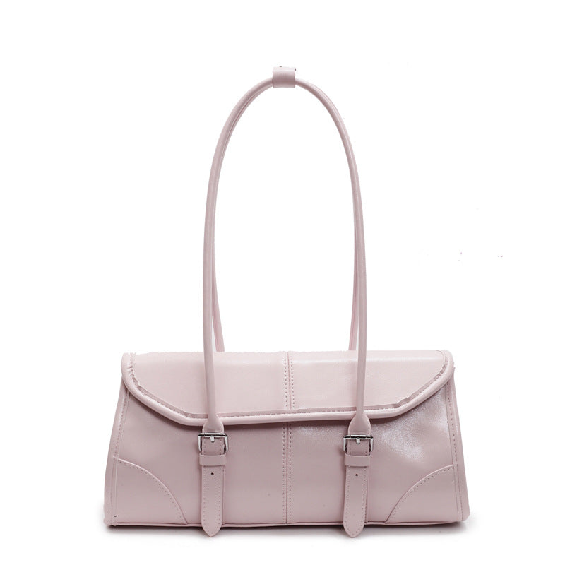 Oil Wax Leather Vintage Female Senior Niche Texture Commuter Large Bags