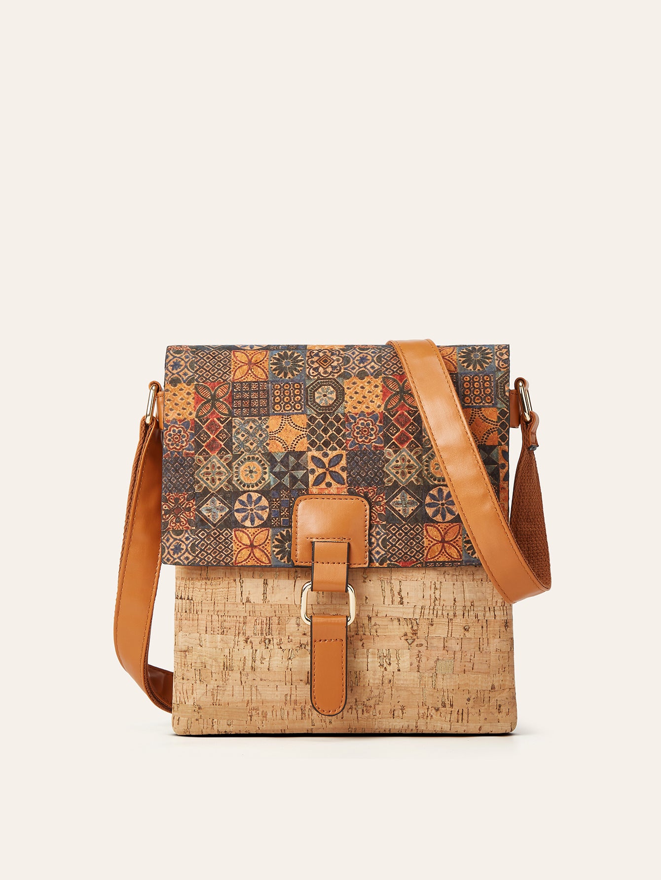 Women's Niche Design Vertical Fashion Retro Printed Bags