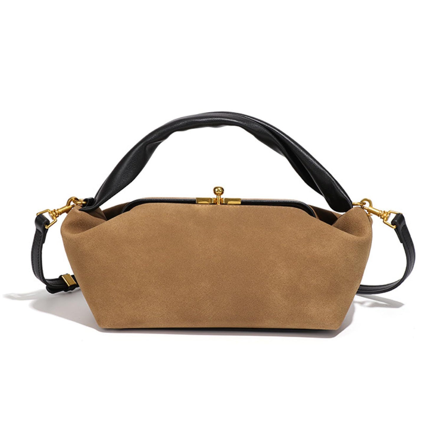 Women's Style Portable Frosted Suede Comfortable Purplish Women's Messenger Bag