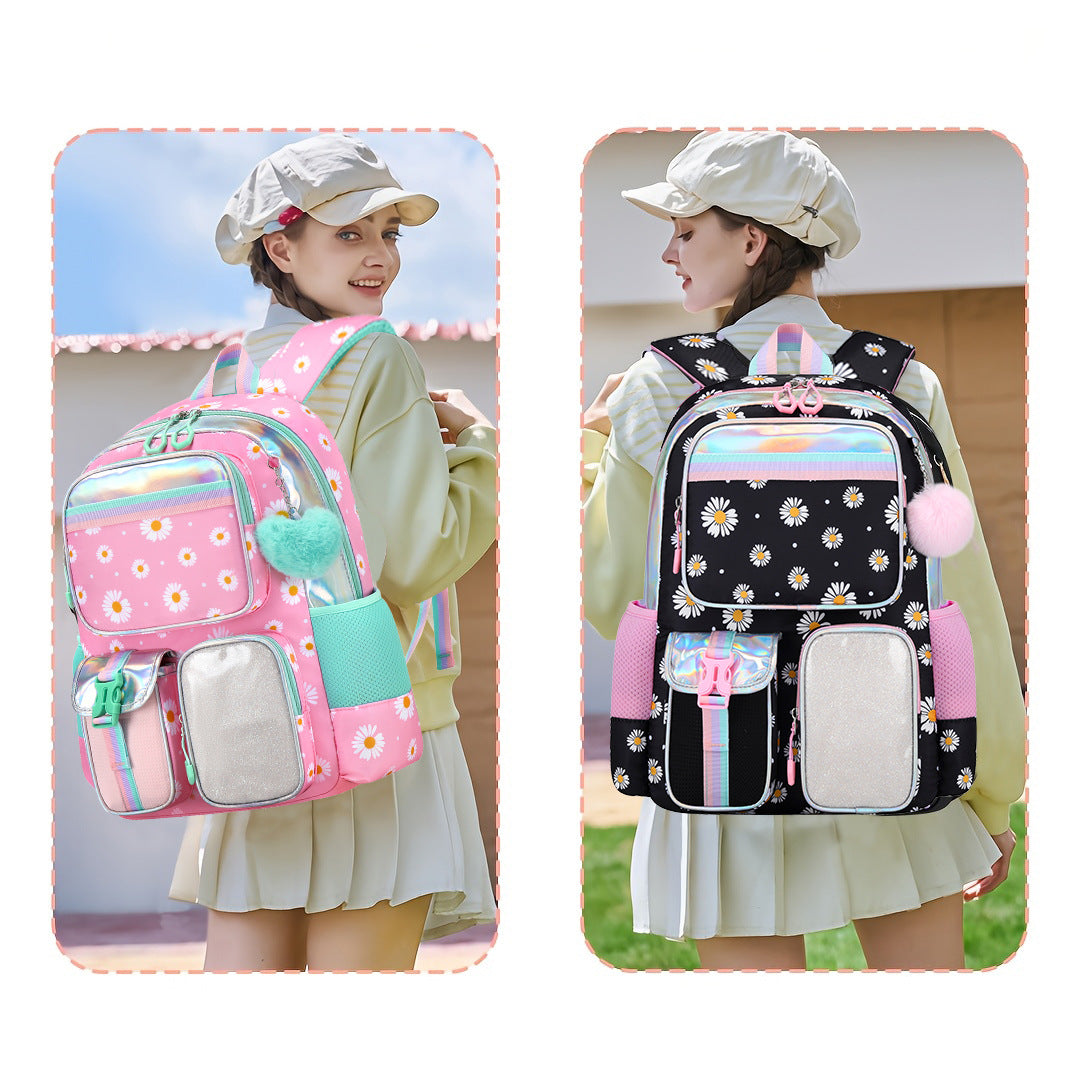 Printed Waterproof Little Daisy Cute For Primary School Bag