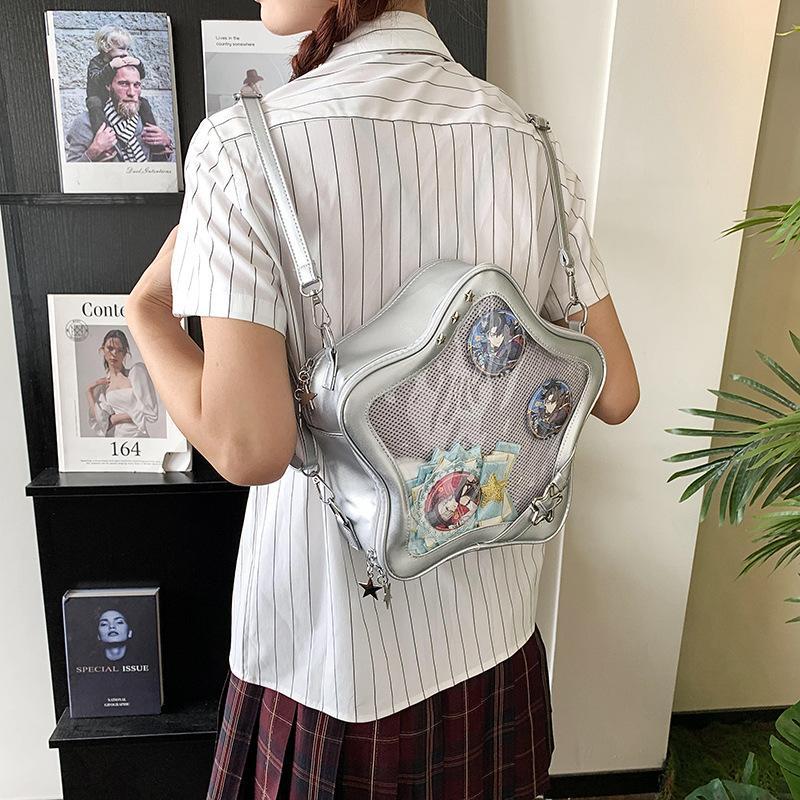 Cute Mini Two-dimensional Bar Cartoon Sweet Women's Messenger Bag