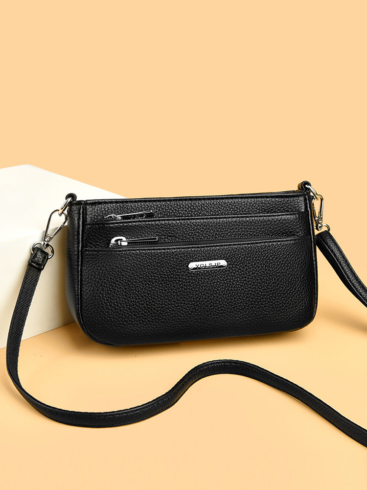 Women's Portable Urban Simple Lychee Pattern Bags