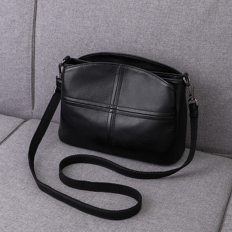Women's Cowhide Fashion Genuine Leather Simple Classy Soft Women's Messenger Bag