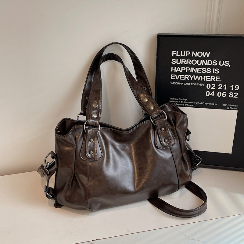 Trendy Classic Women's Large Capacity Retro Handbags