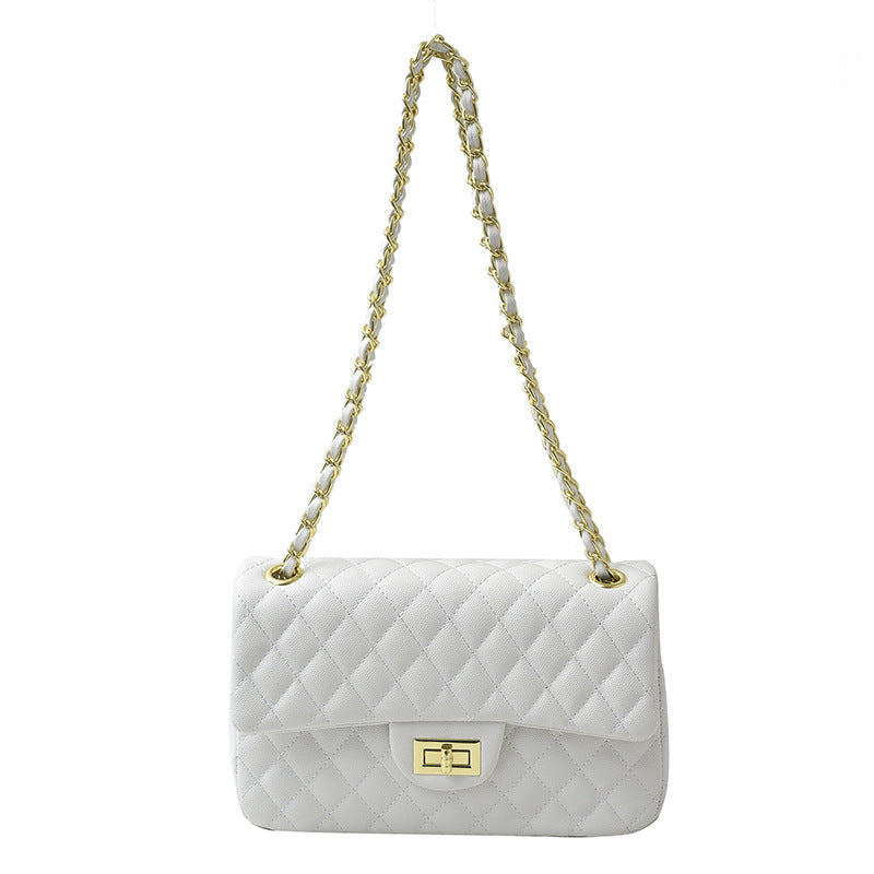 Women's Classic Style Diamond Pattern Chain Fashion Large Small Square Bags