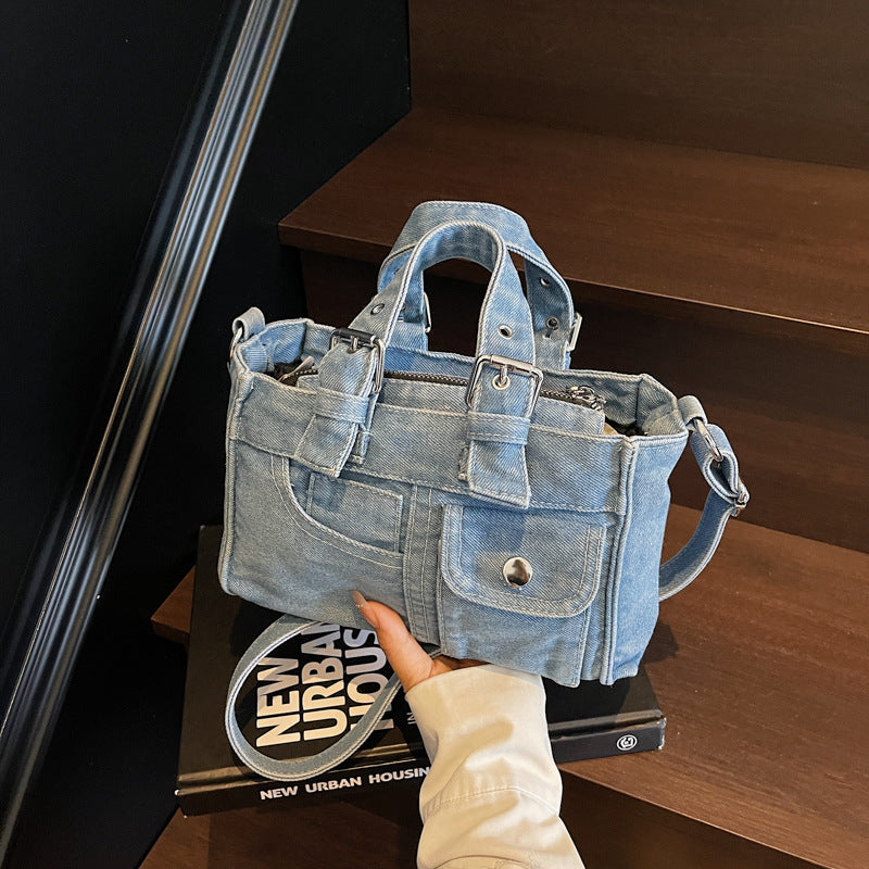 Women's Design Denim Simple Korean Style Summer Bags
