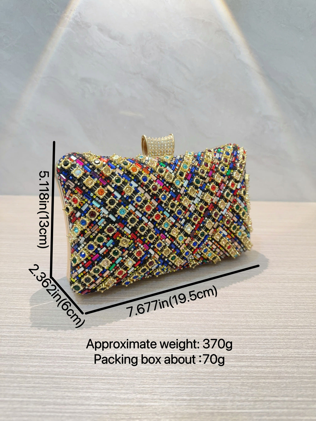 Creative Rhinestone Wedding Birthday Banquet Diagonal Evening Bags