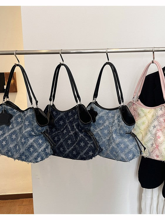 Women's High-grade Fabric Underarm Large Capacity Commuter Shoulder Bags