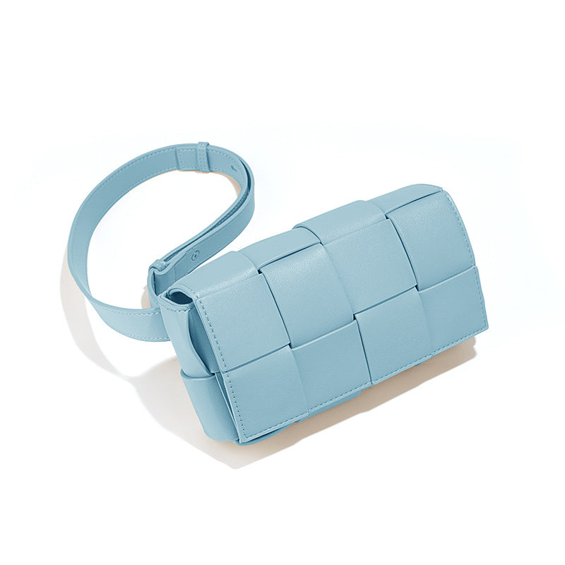 Women's Fashion More Than Braided Leather Method Candy Color Pillow Women's Shoulder Bag