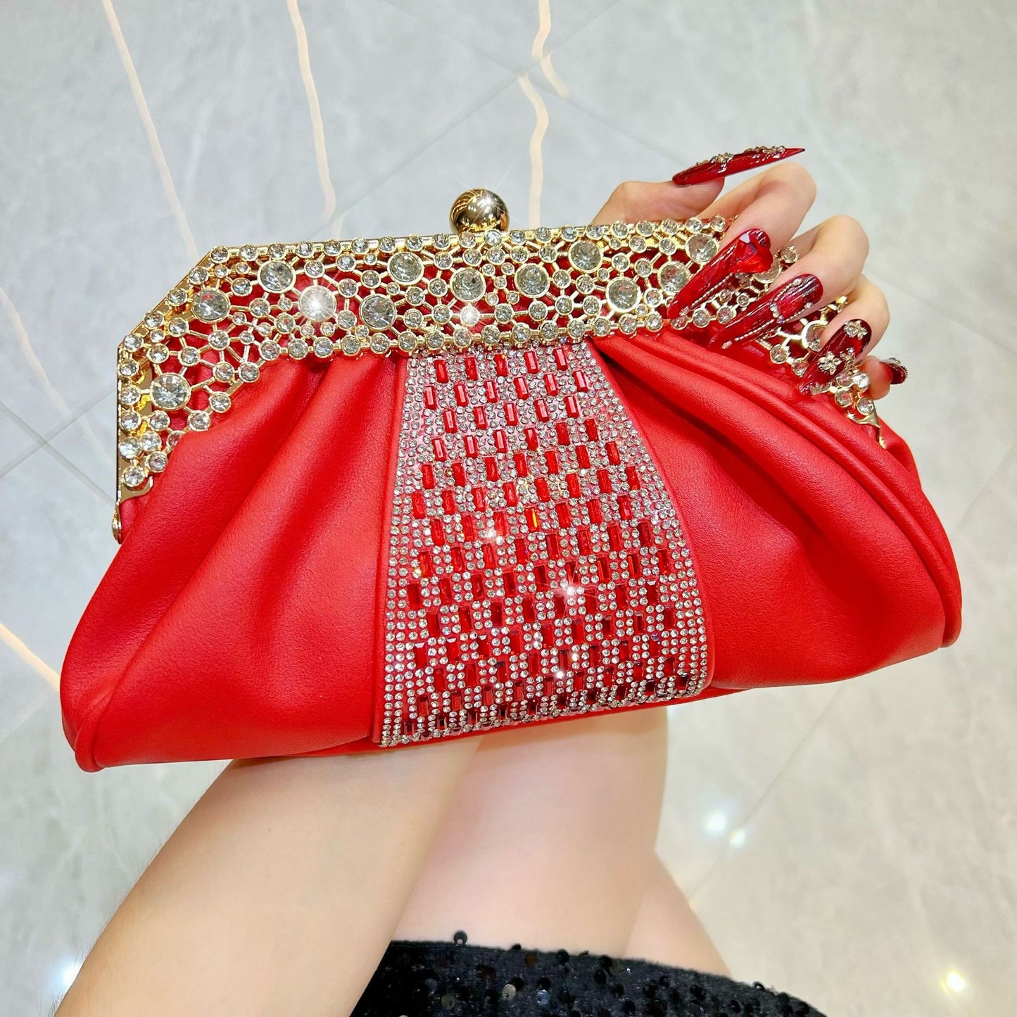Banquet Dress Garment High-grade Fashion Clutch Dinner Bag