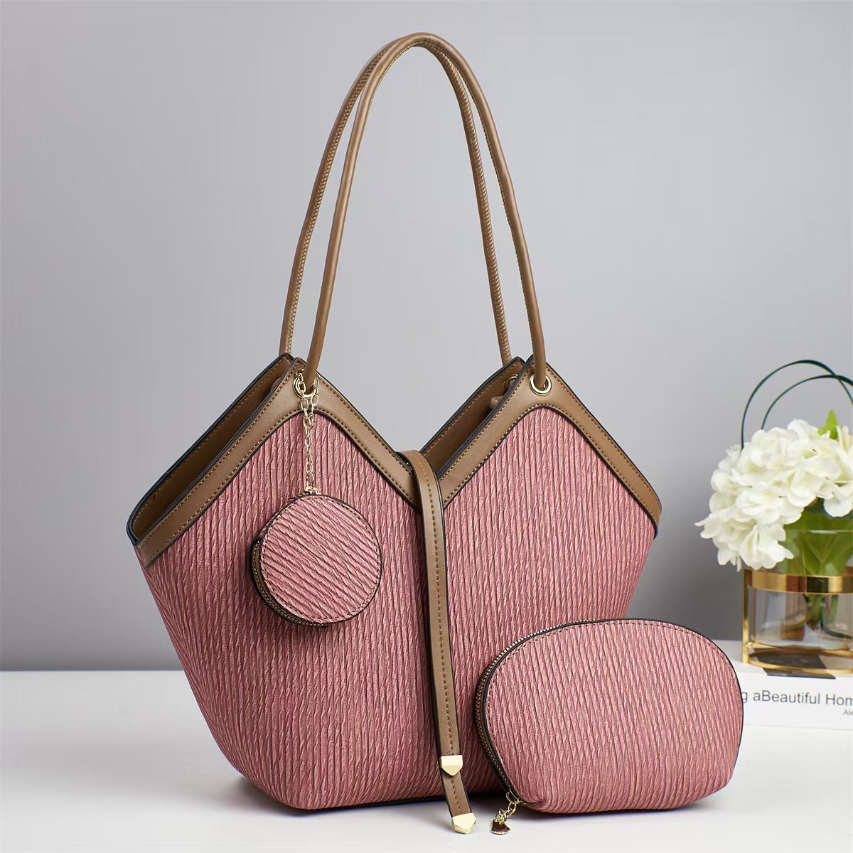 Women's Exquisite Big Graceful Korean Style Fashionable Women's Handbag
