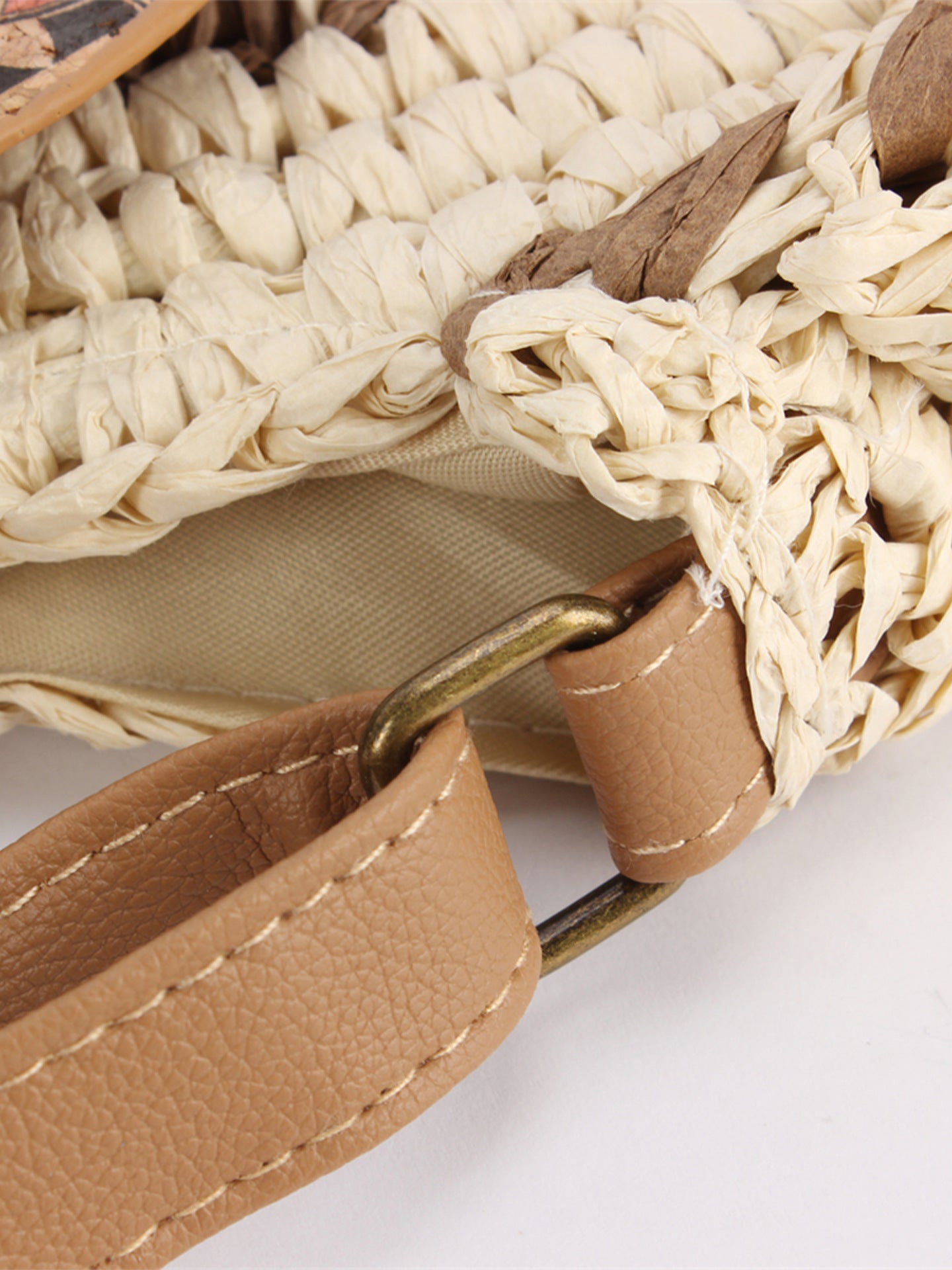 Women's Mori Style Artistic Woven Ethnic Minority Fashion Round Bags
