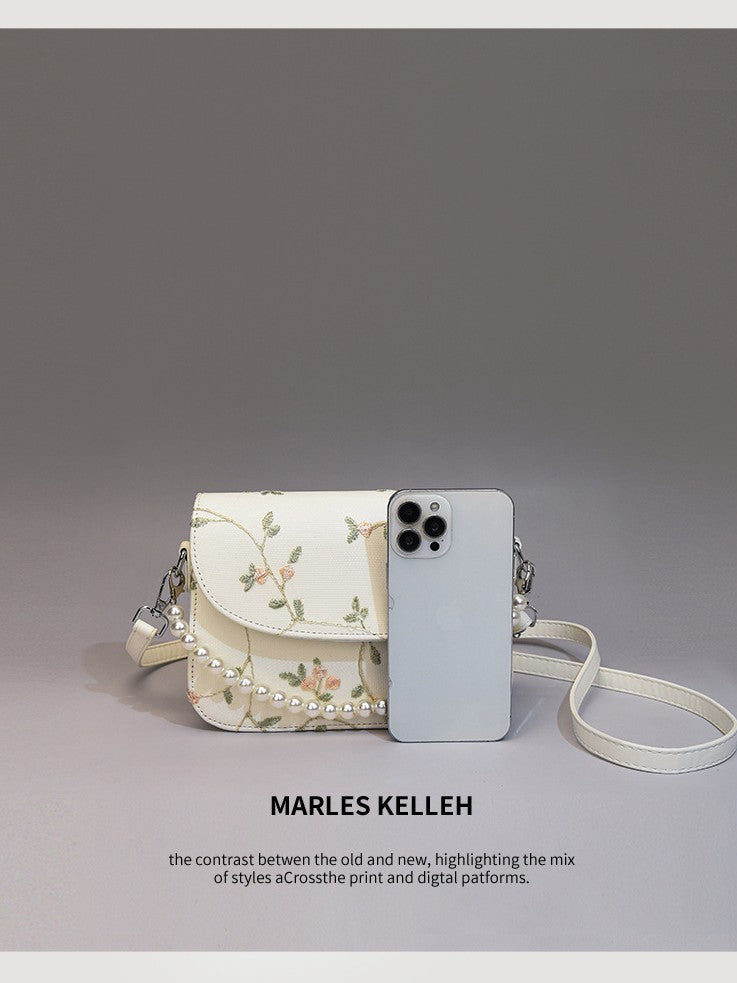 Women's Popular Lace Fashion Pearl High-grade Women's Shoulder Bag