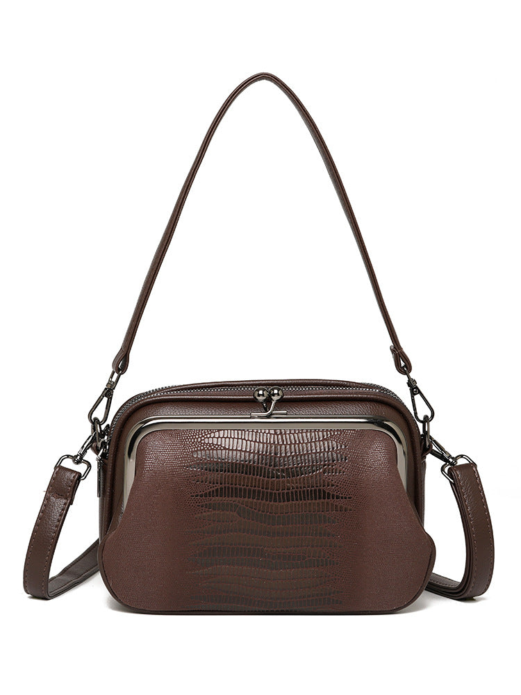 Women's Large Capacity Commuter Fashionable High Texture Women's Messenger Bag