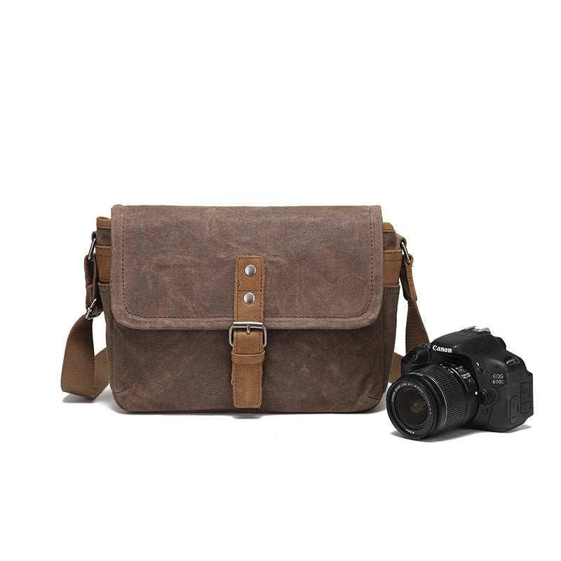Charming Men's Retro Canvas Graphy Business Men's Shoulder Bag