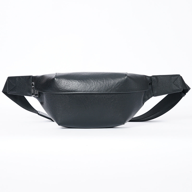 Men's Fashion Simple Two-color Business First Layer Men's Fanny Pack