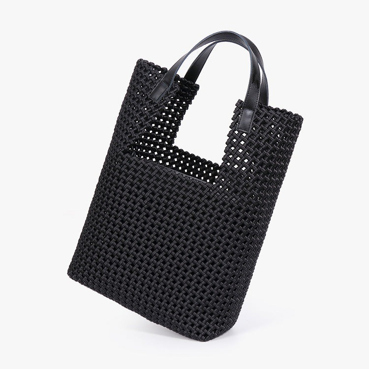 Hand-woven Niche Windmill Festival Hollow Woven Large Tote Bag