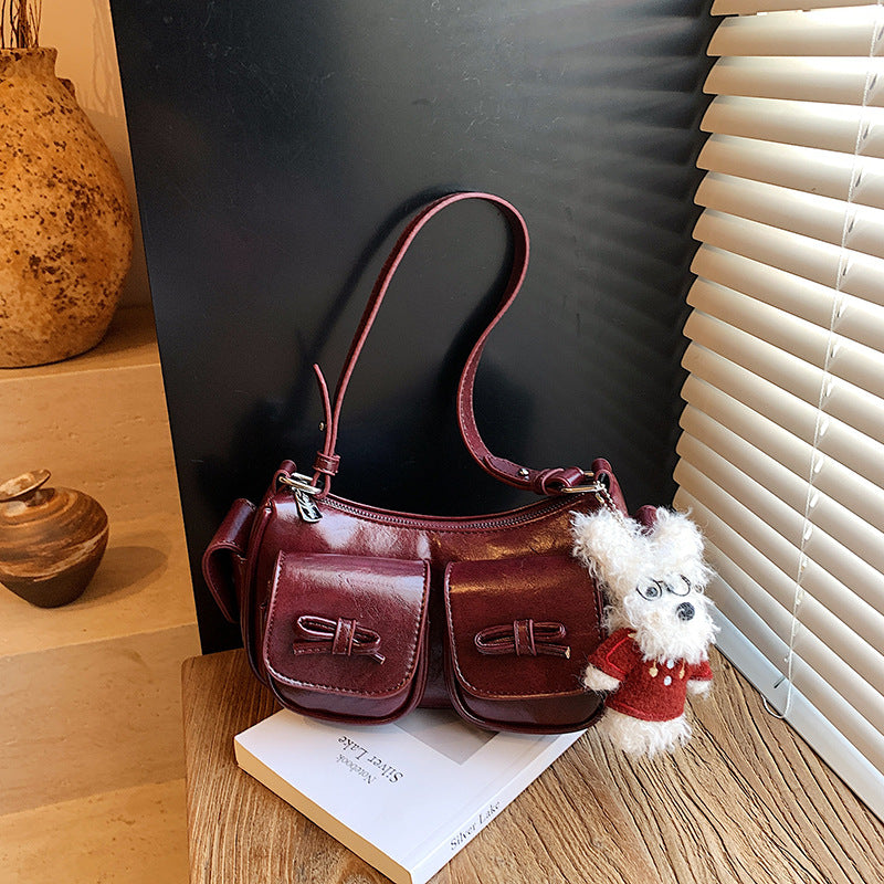 Women's Retro Fashion Minimalism Denim Underarm For Women's Shoulder Bag
