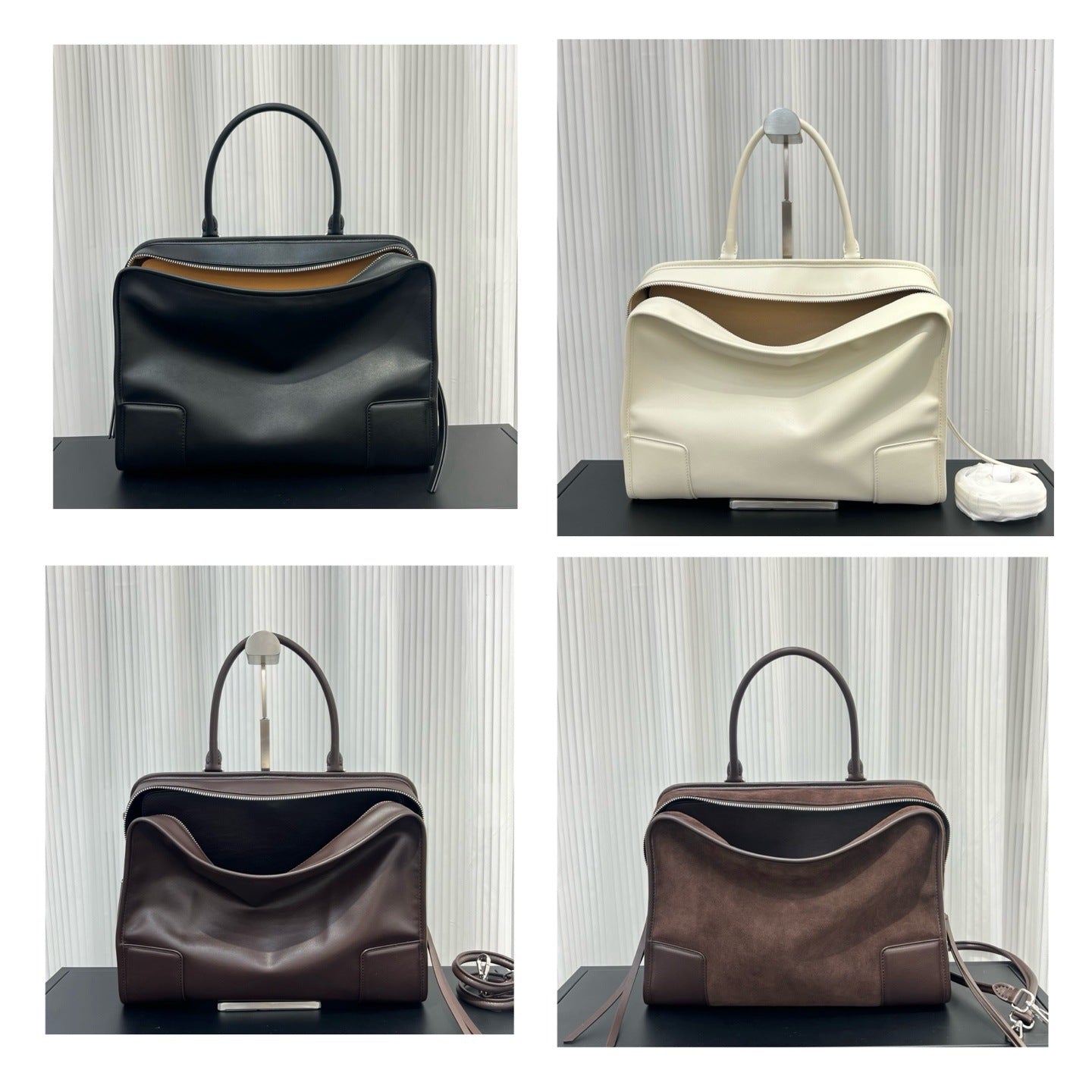 Women's Bowling Cowhide Leather Large Capacity Portable Women's Messenger Bag