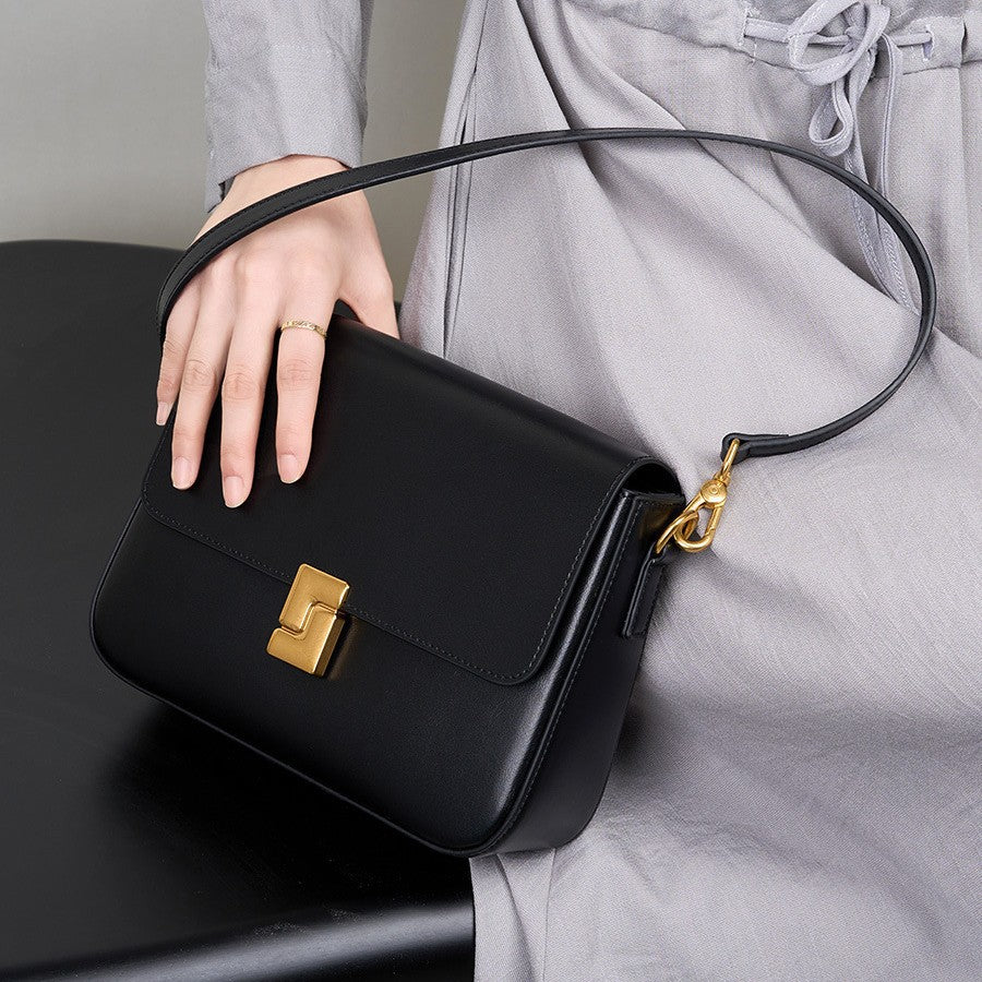 Fashion Women's Genuine Leather Commuter Cattle Bags
