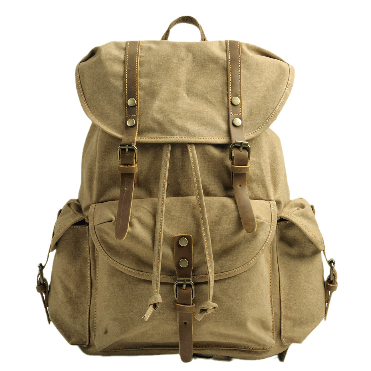 Men's Retro Canvas Large Capacity Early High Travel Bags