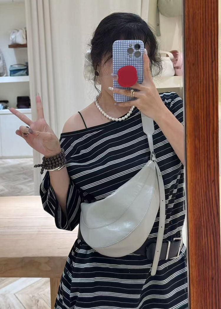 Oil Wax Skin Triangle Underarm Minority Bags