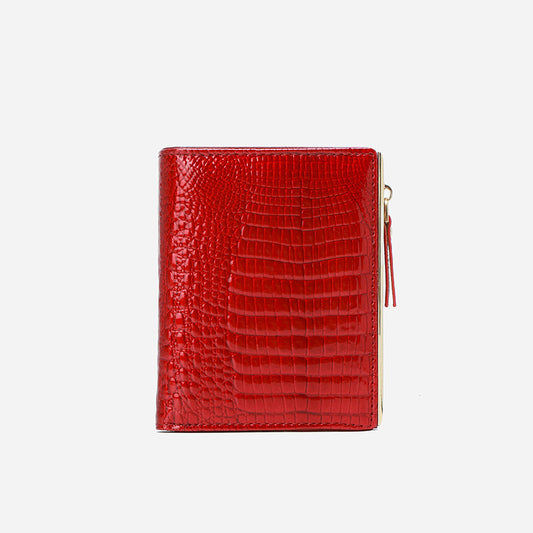 Women's High-grade Crocodile Pattern Fashion Leather For Coin Purses