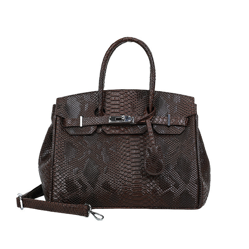 Women's Fashion Platinum Large Capacity Simple Commute Women's Messenger Bag