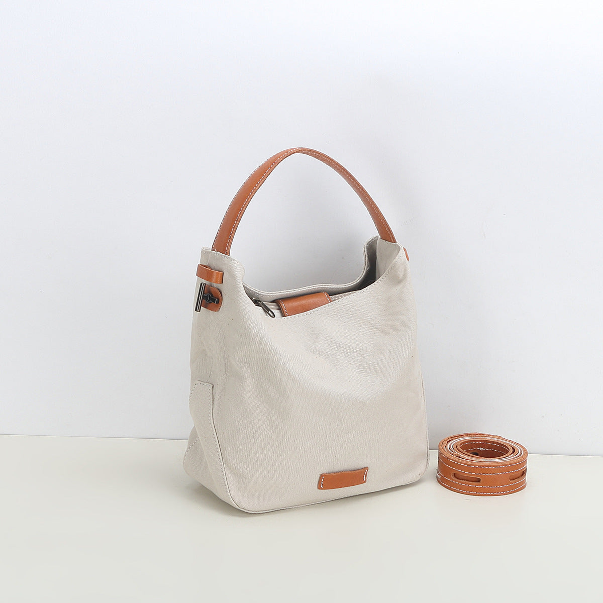 Women's Canvas Solid Color Fashion Leisure School Bags
