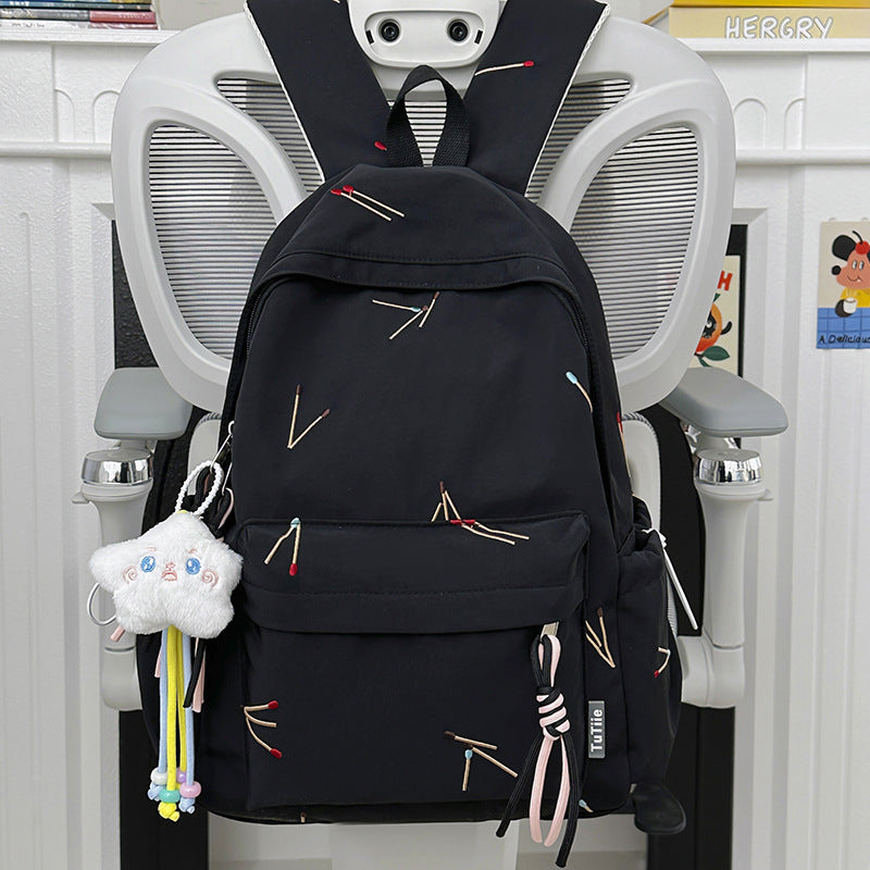 Good-looking Large Capacity Cute High Junior College Student Schoolbag
