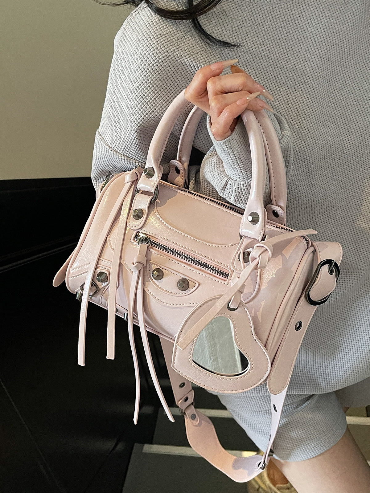 Women's High-grade Best Selling Motorcycle Popular Hand Holding Bags